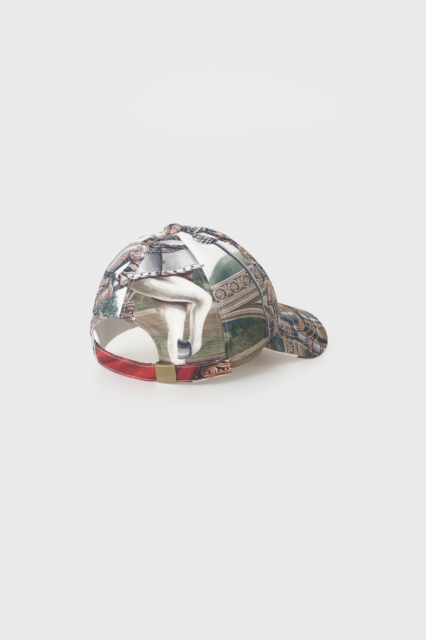 bondid hat, ball cap, printed hat, armor print, printed cap, red cap