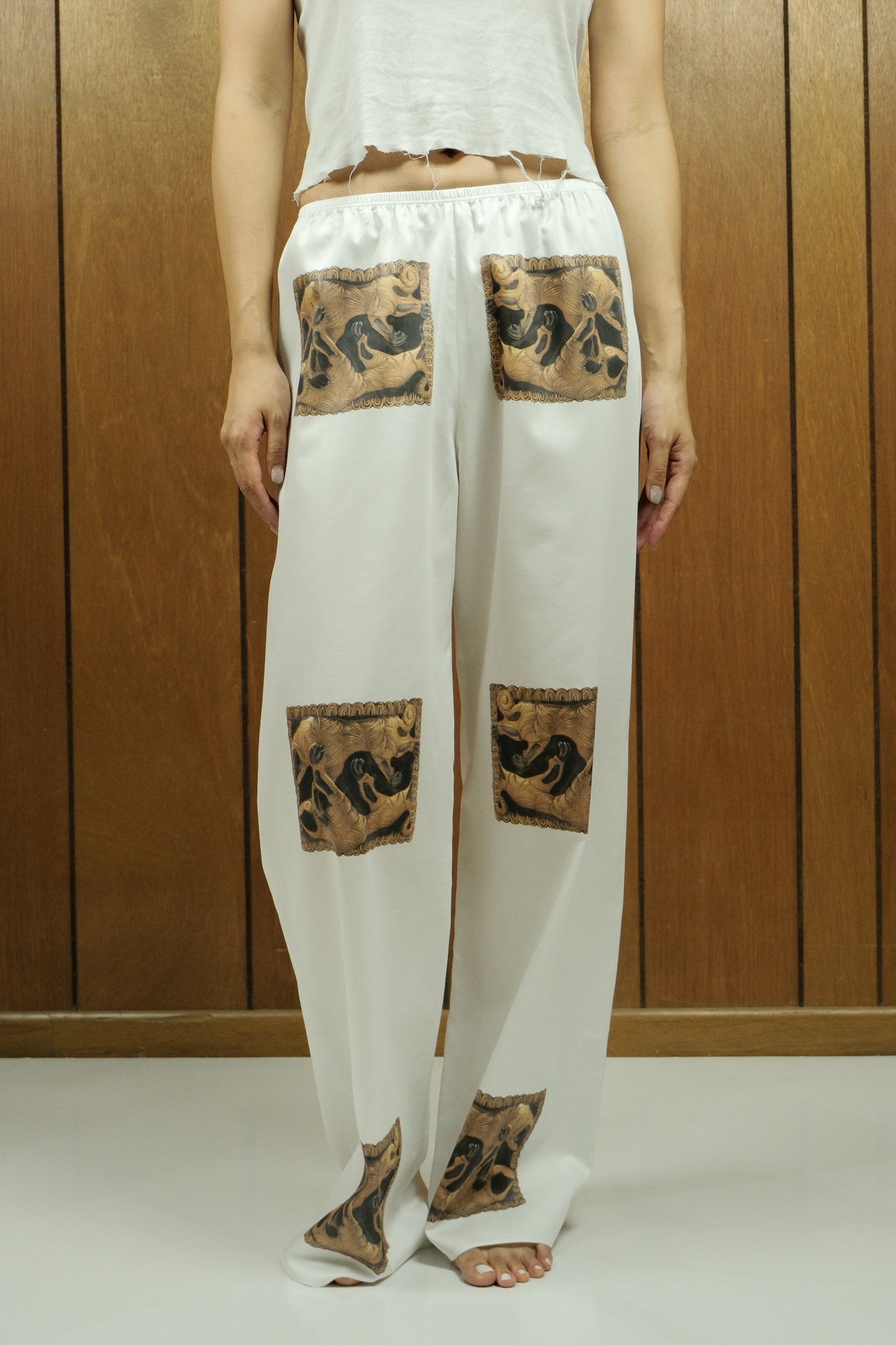 Iseul pants in Gunnen